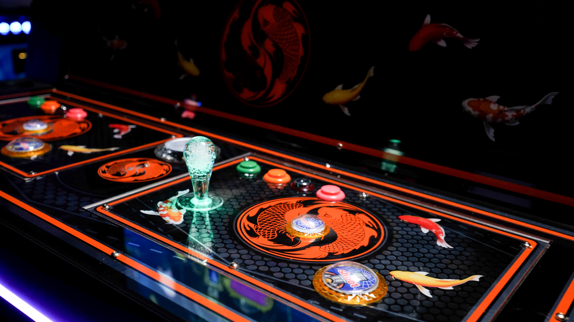 2 fish metal playfield